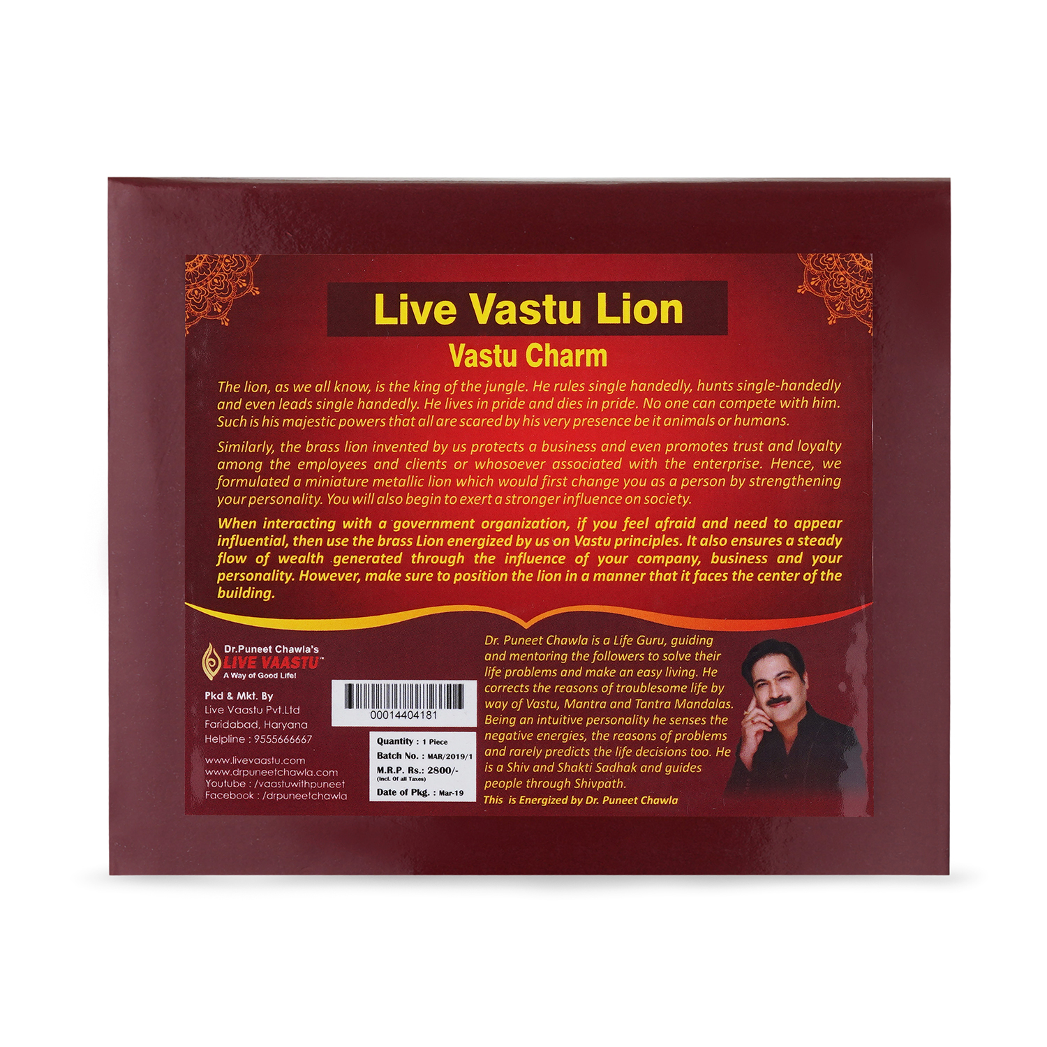 Live Vastu Lion 2